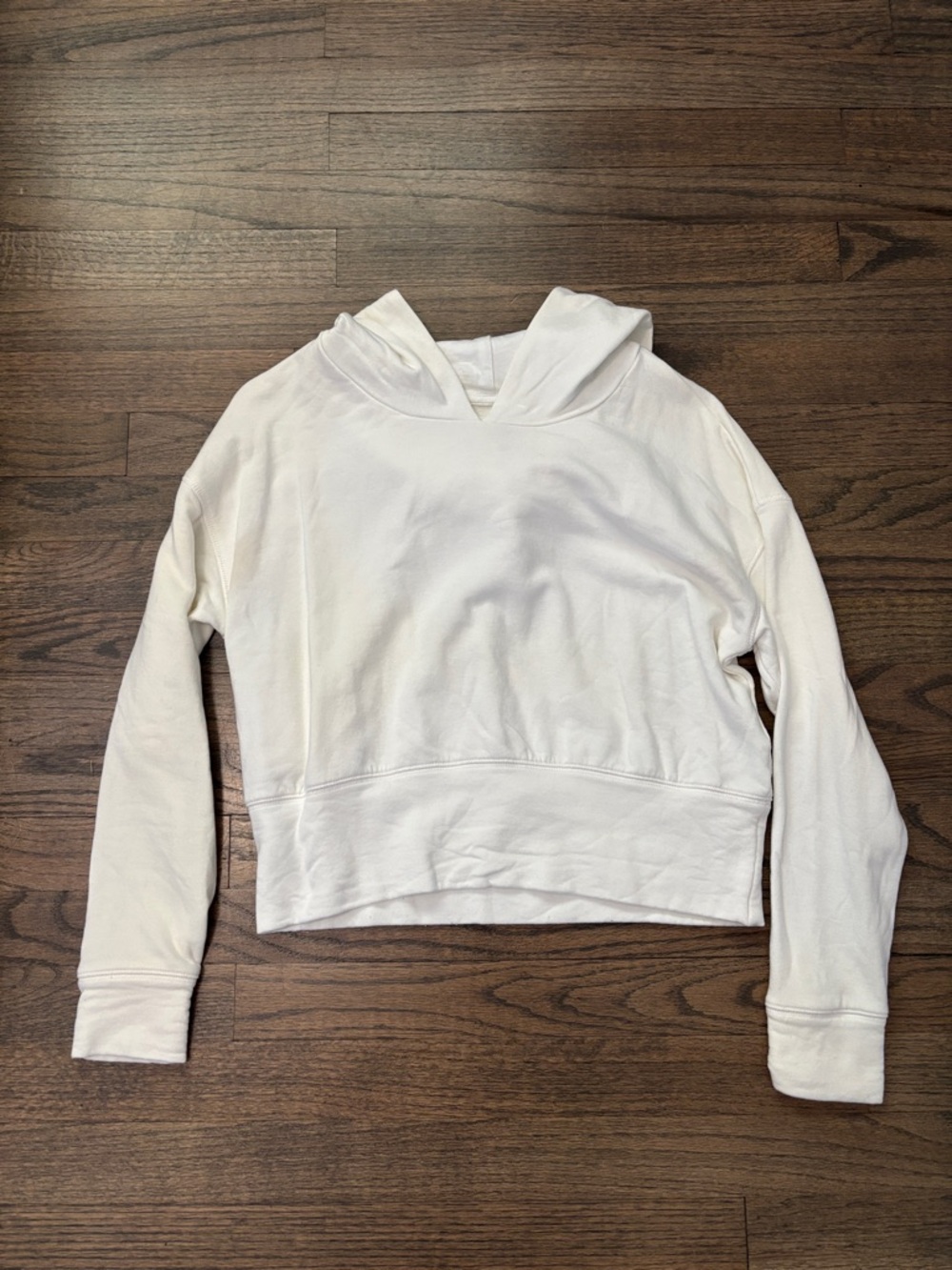 Elegant white Women's Hoodie - Picture 5 of 11